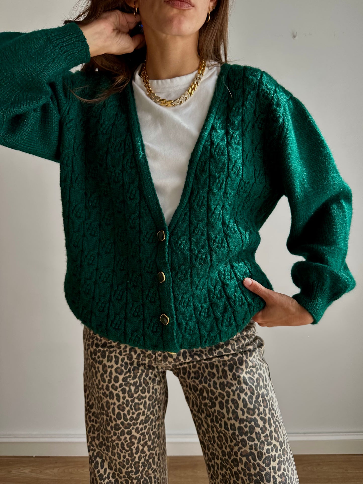 Emerald cardigan
