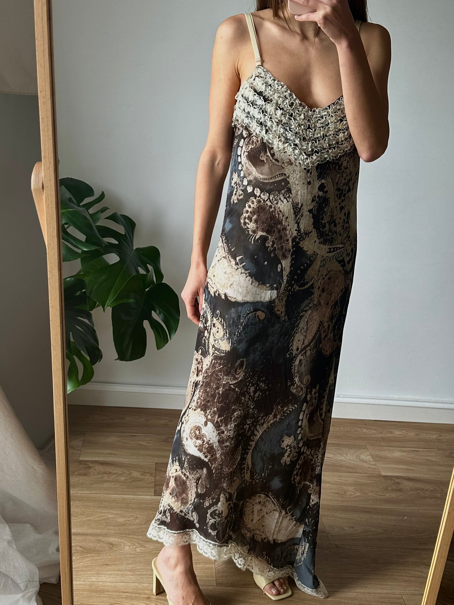 Abstract print dress