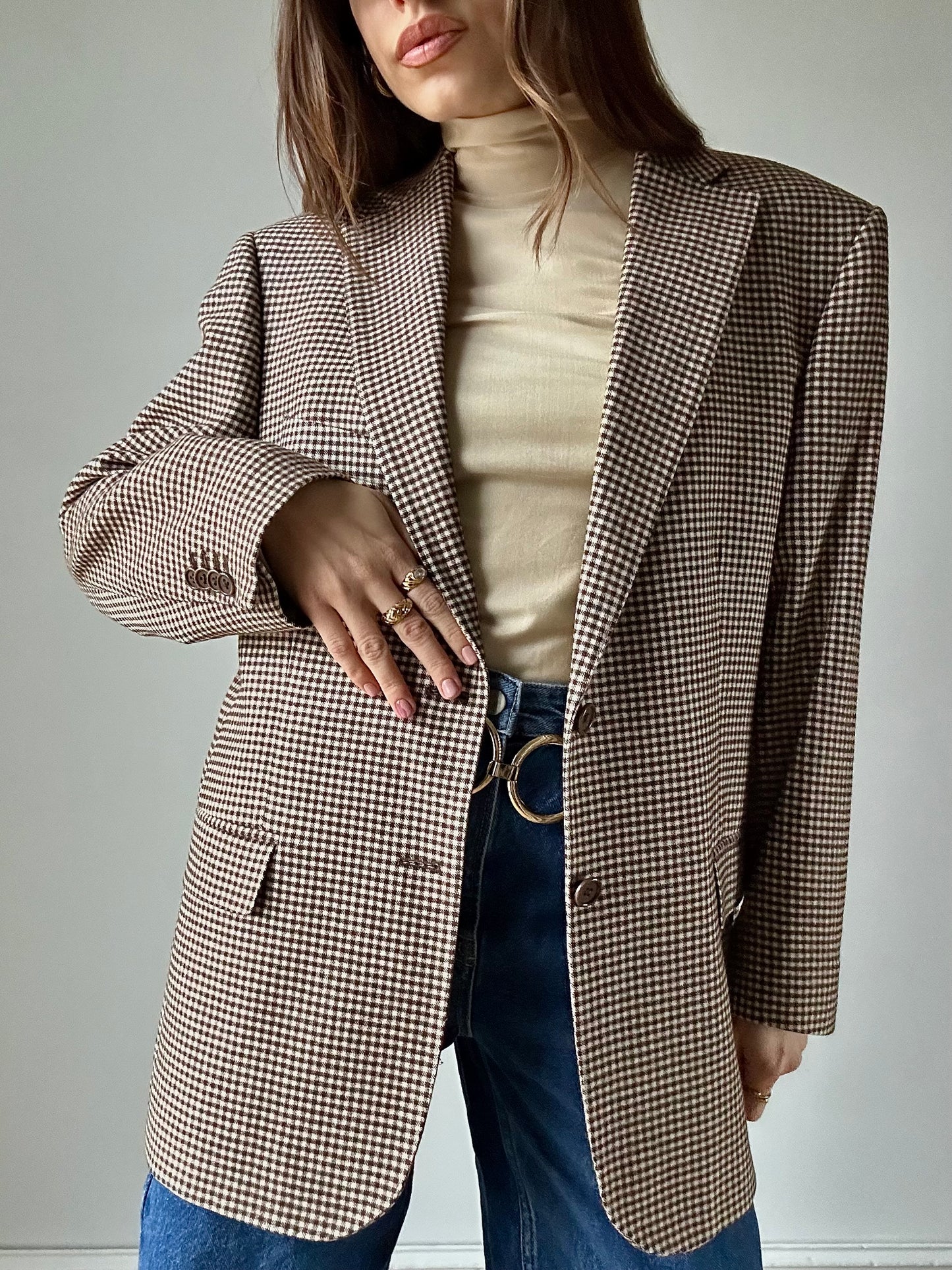 Choco quadretti blazer