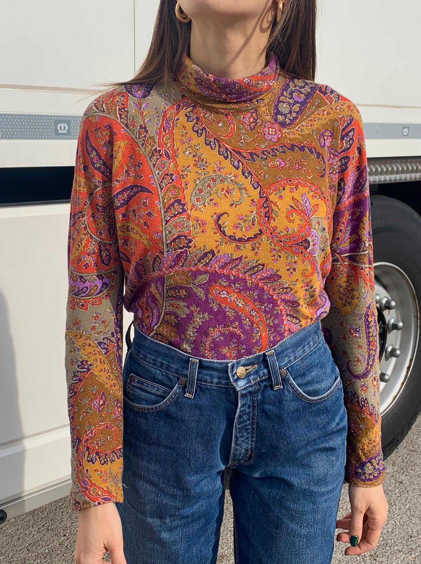 Vintage Etro jersey top