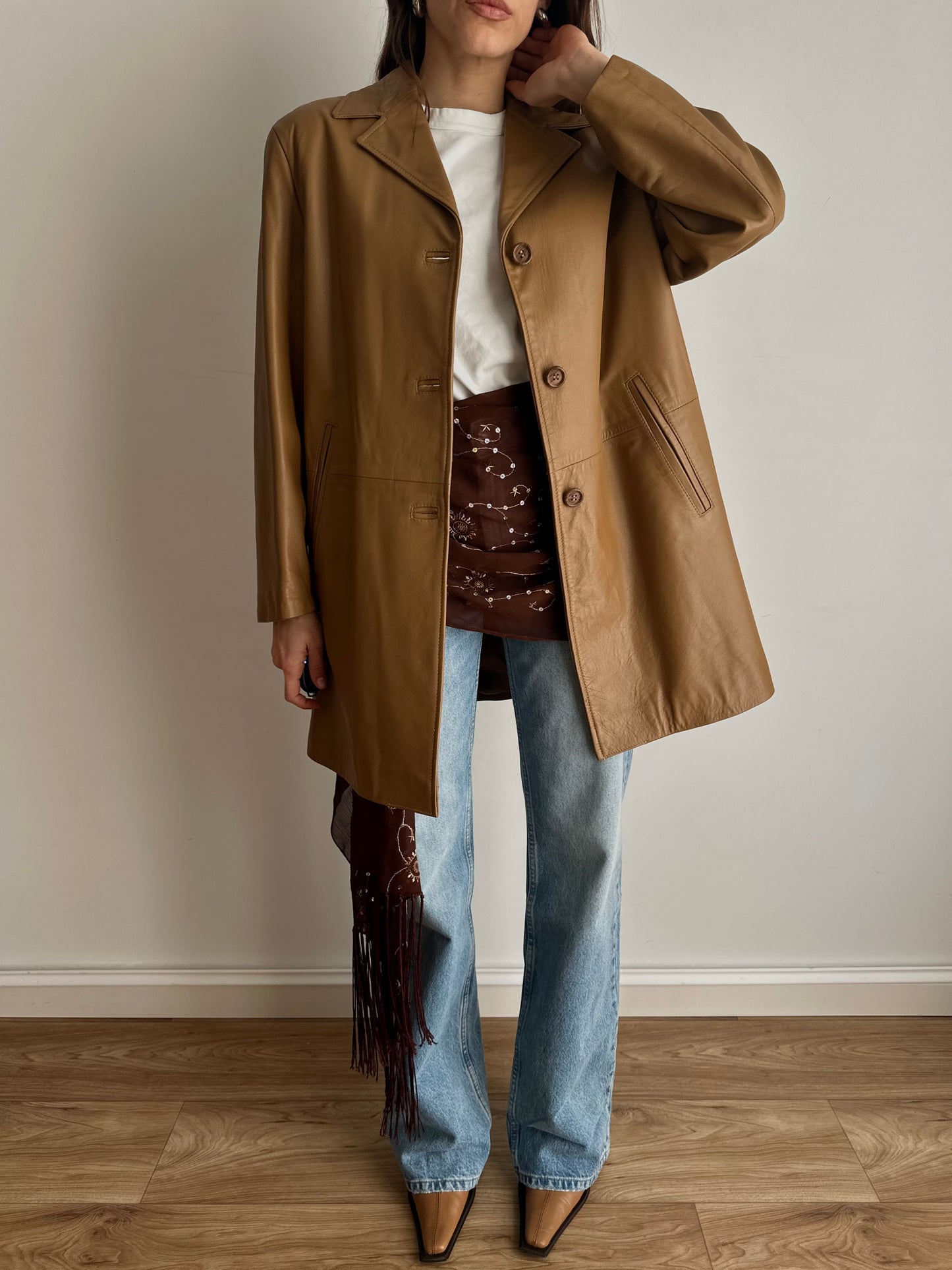 Biscotto leather jacket