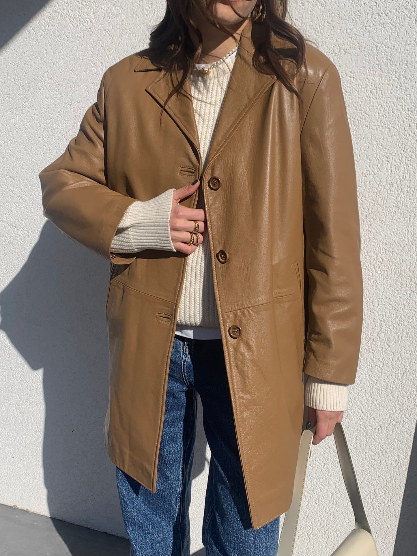 Biscotto leather jacket