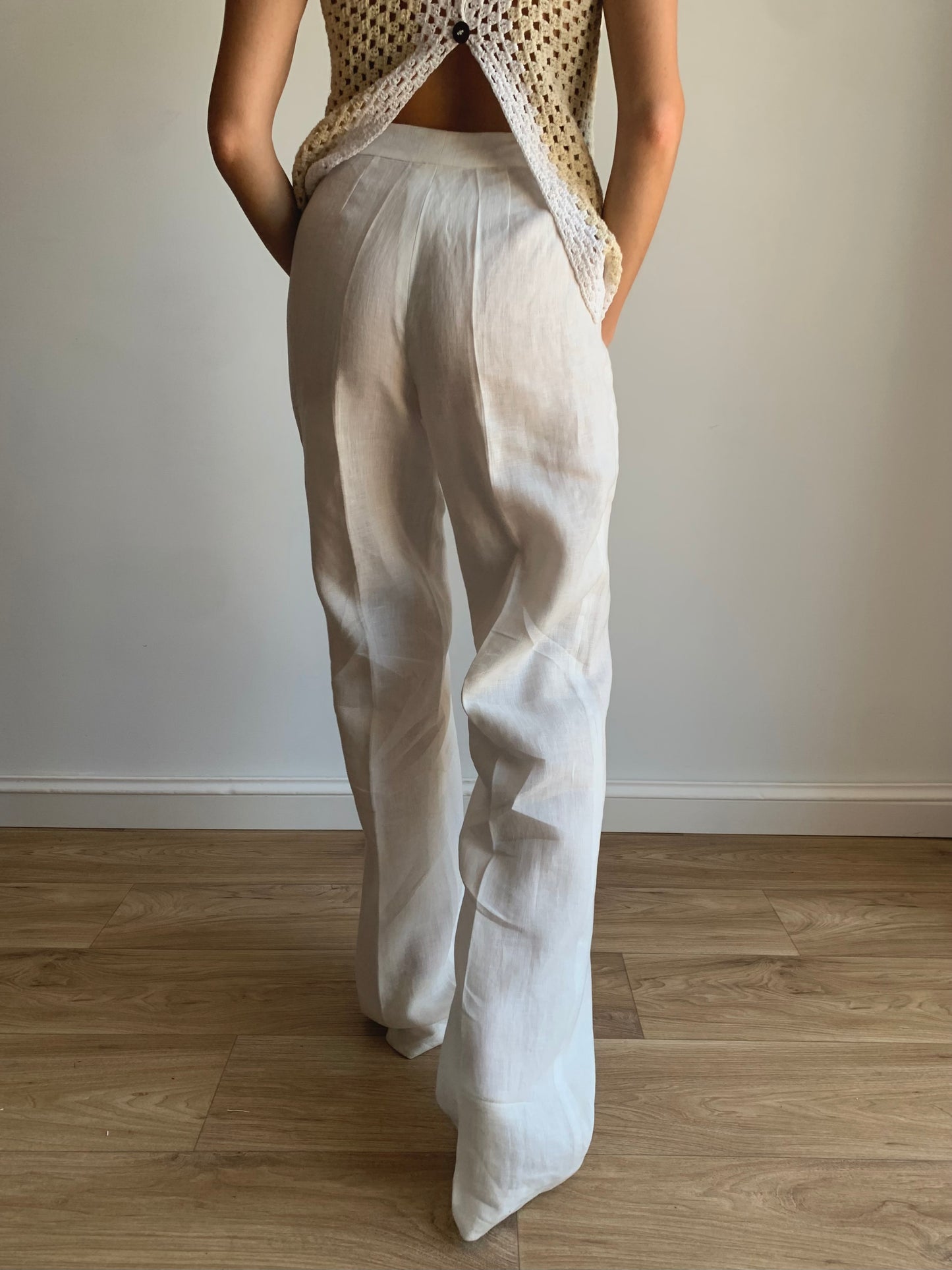 New old stock pure linen pant