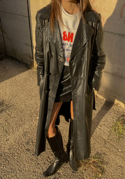 Vintage double-breasted trench coat