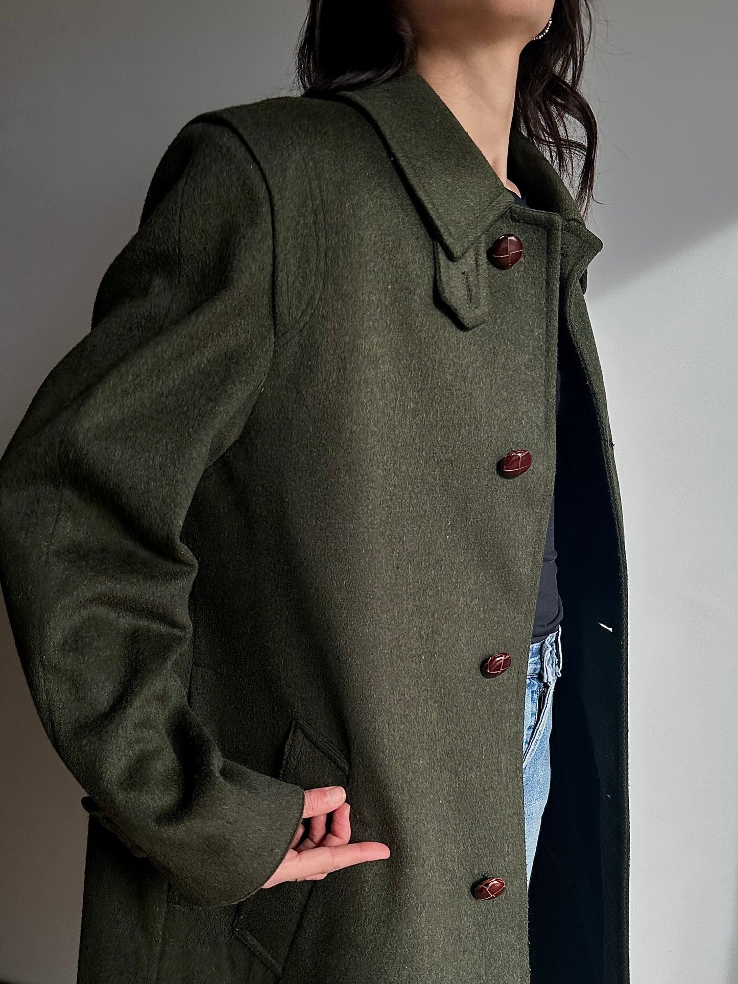 Olive Original Loden coat