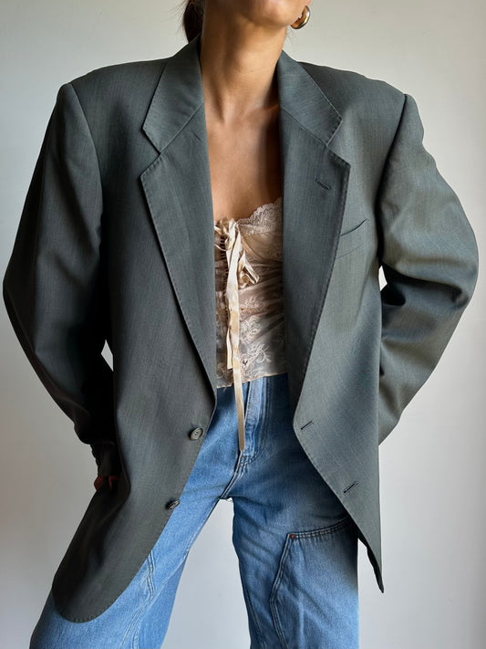 Gessato blazer