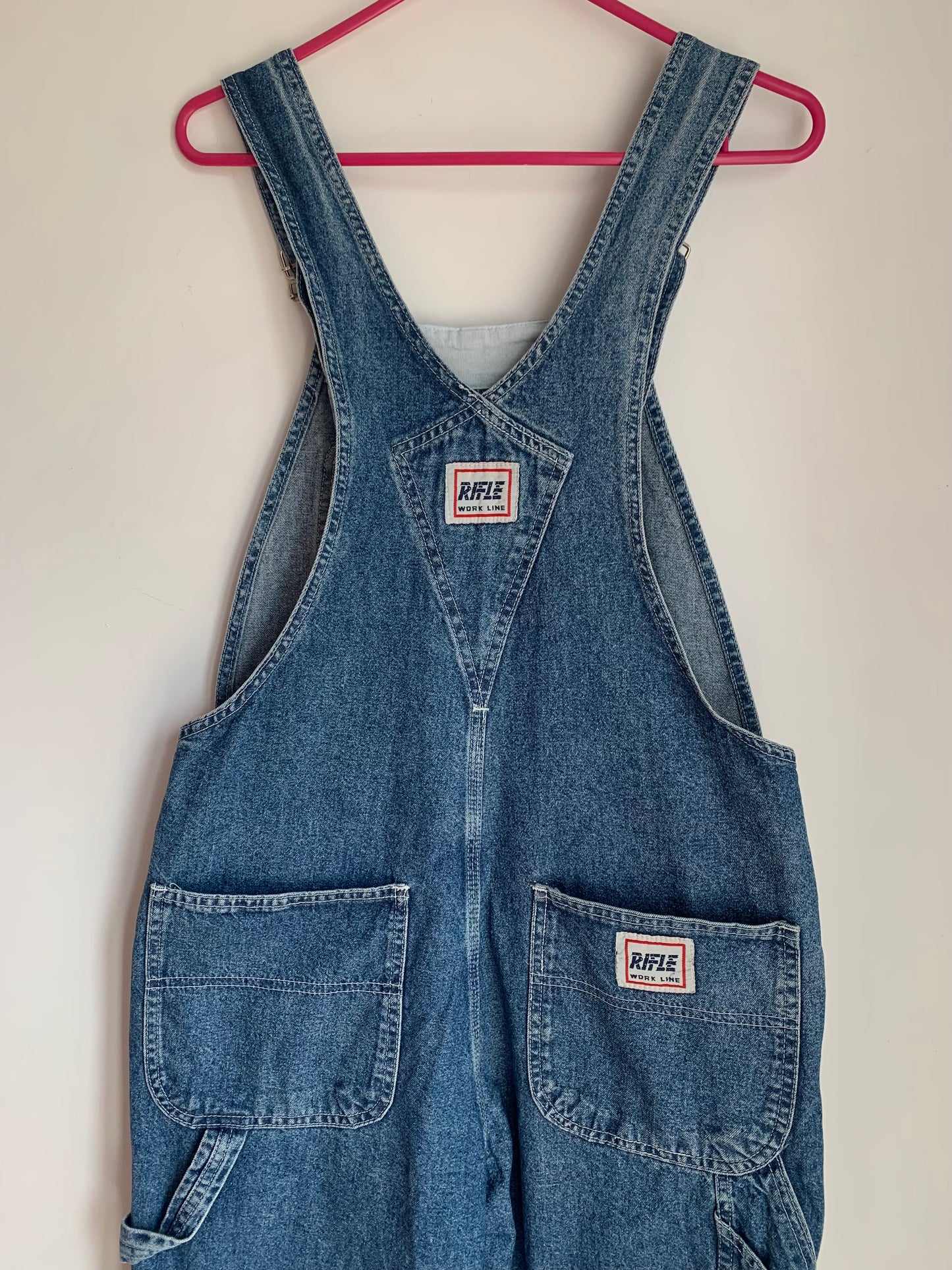 Vintage Rifle denim salopette