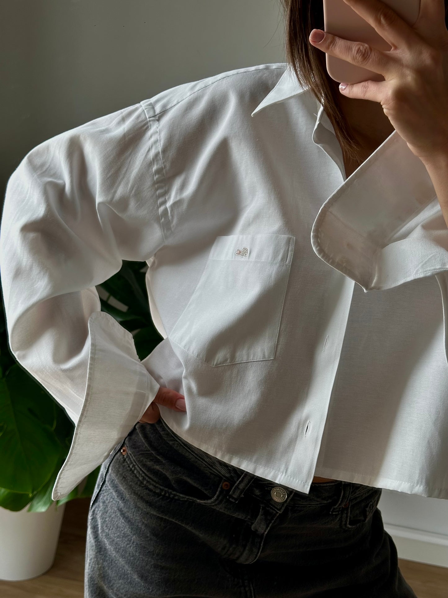 Lacoste crop shirt
