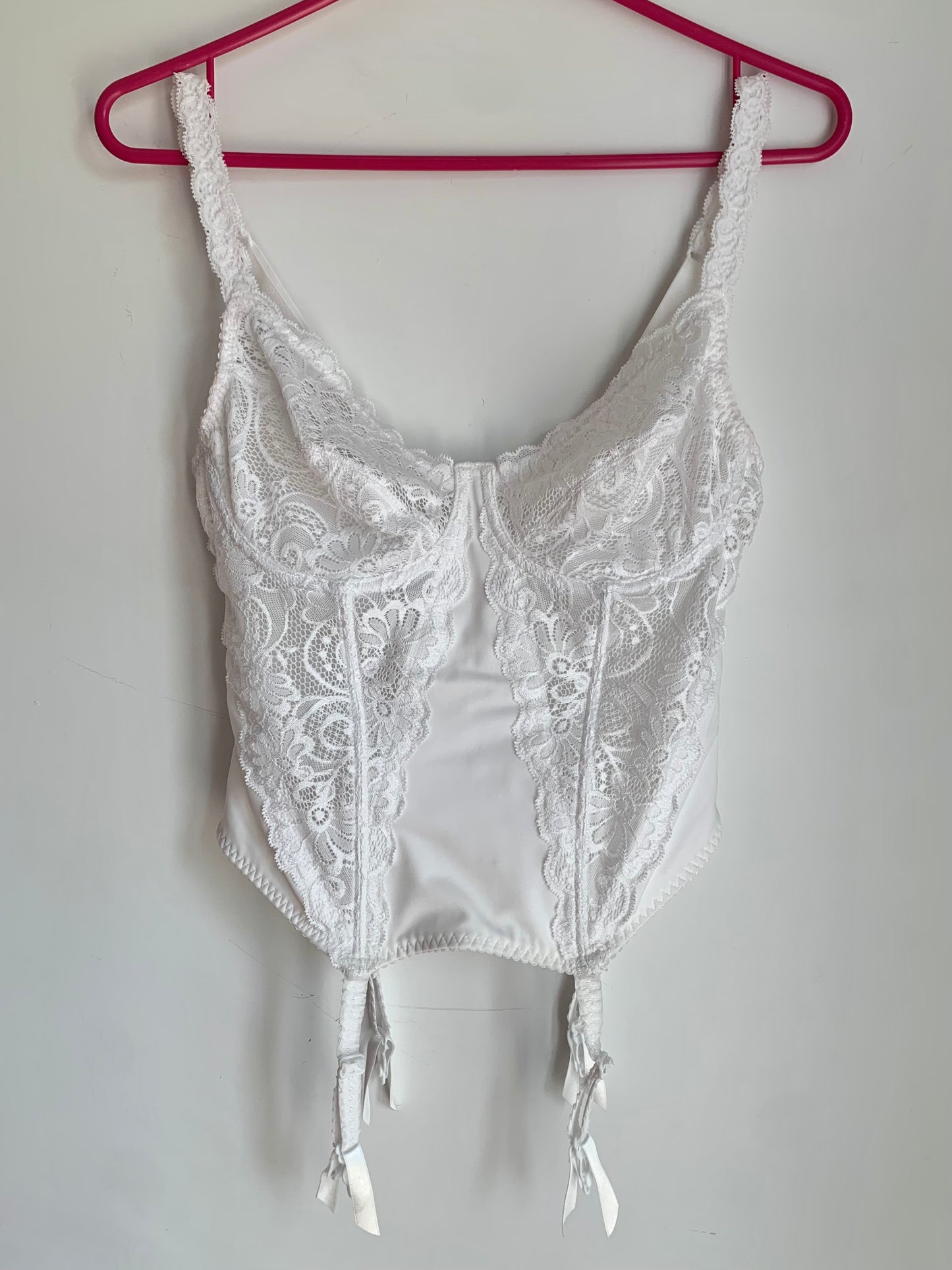 Vintage lace bustier