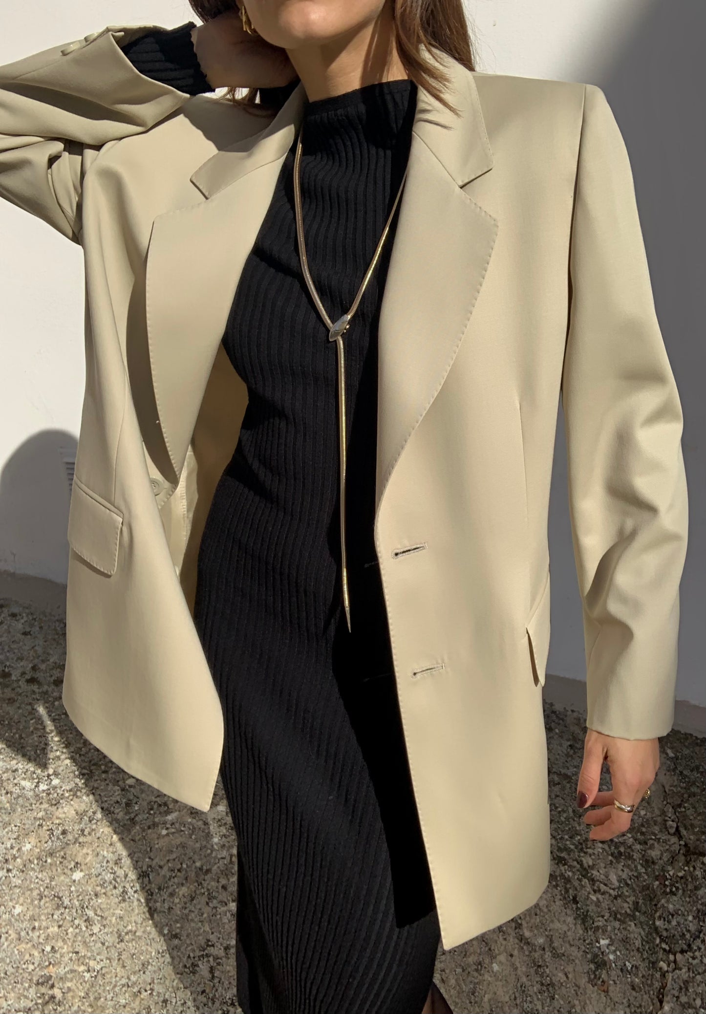 Vintage cream blazer