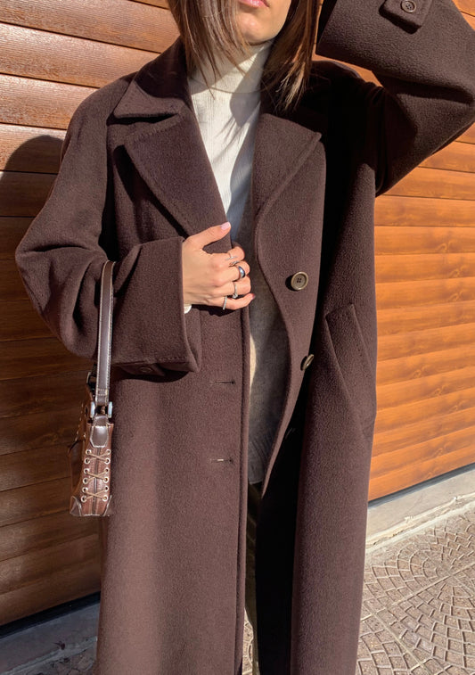 Vintage dark choco coat