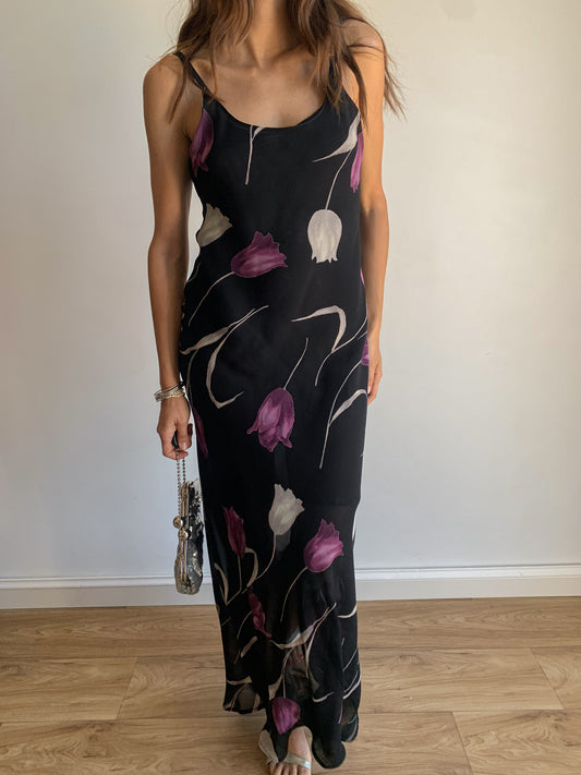 Tulip printed dress