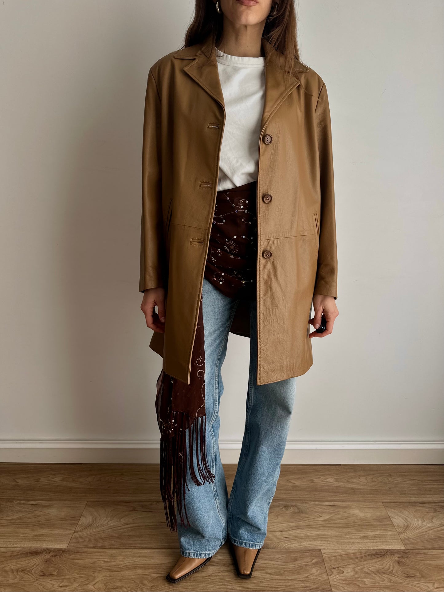 Biscotto leather jacket