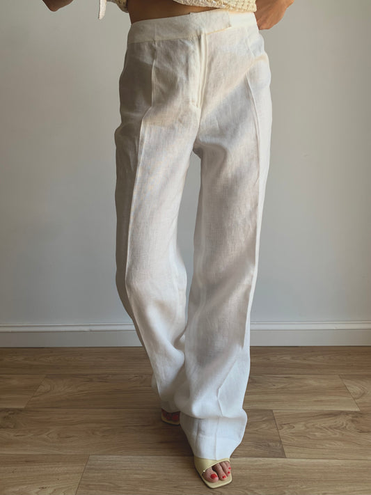 New old stock pure linen pant