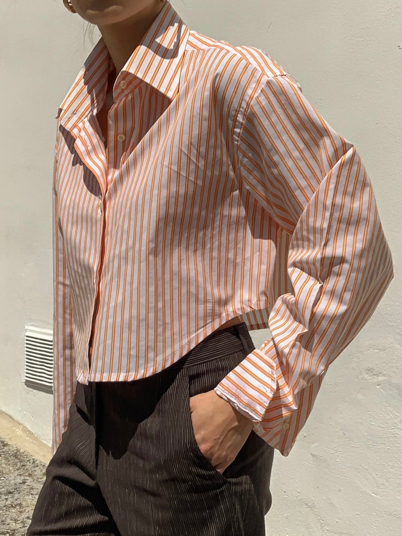 Reworked striped shirt