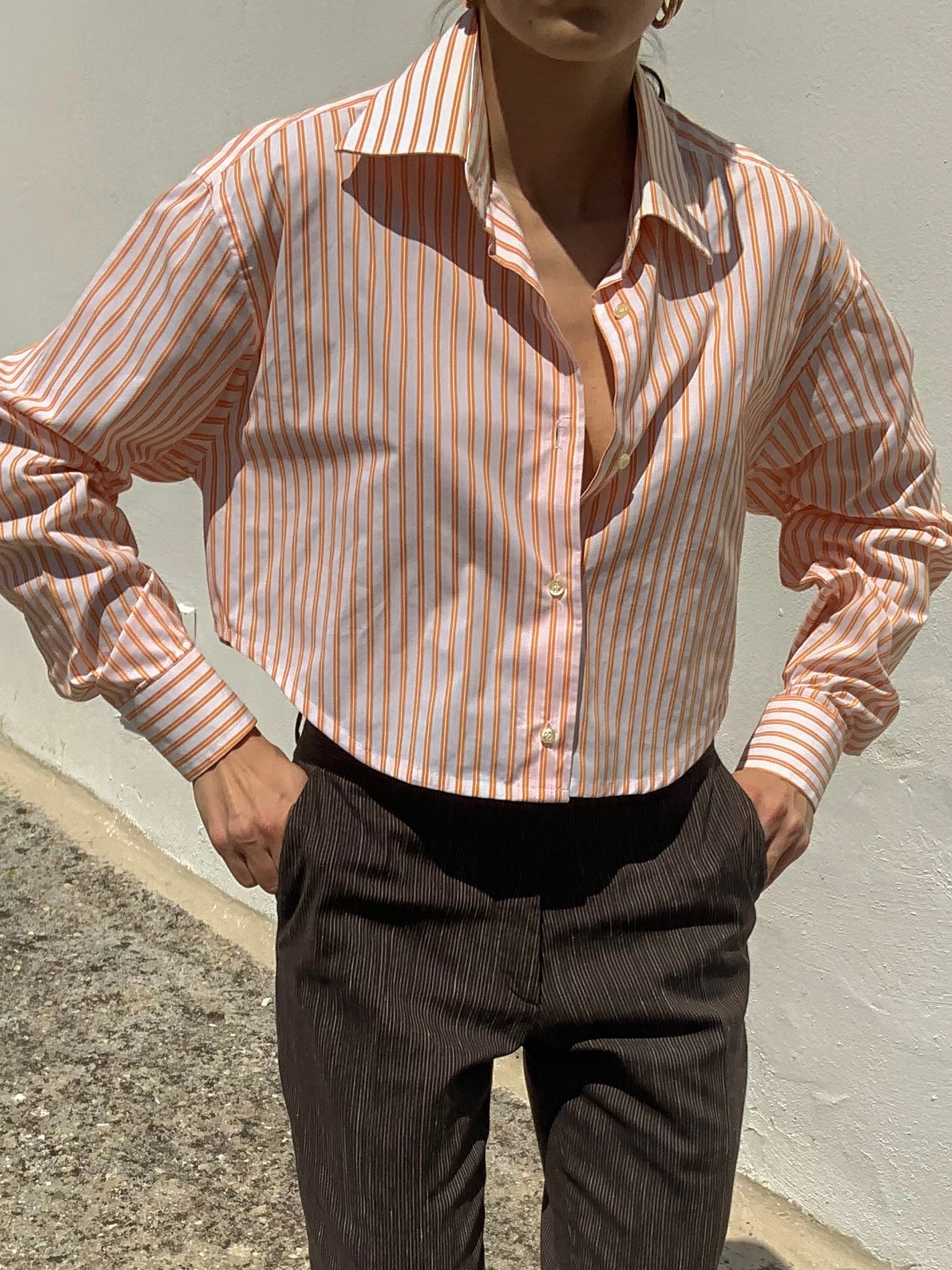 Reworked striped shirt