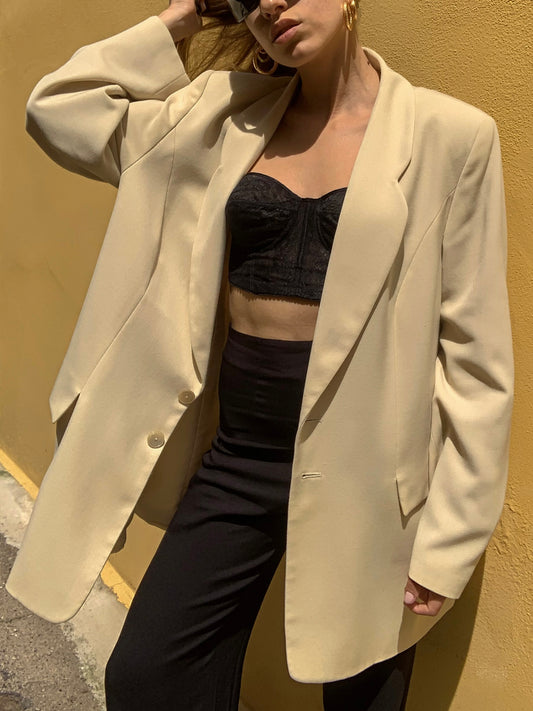 Vintage cream blazer