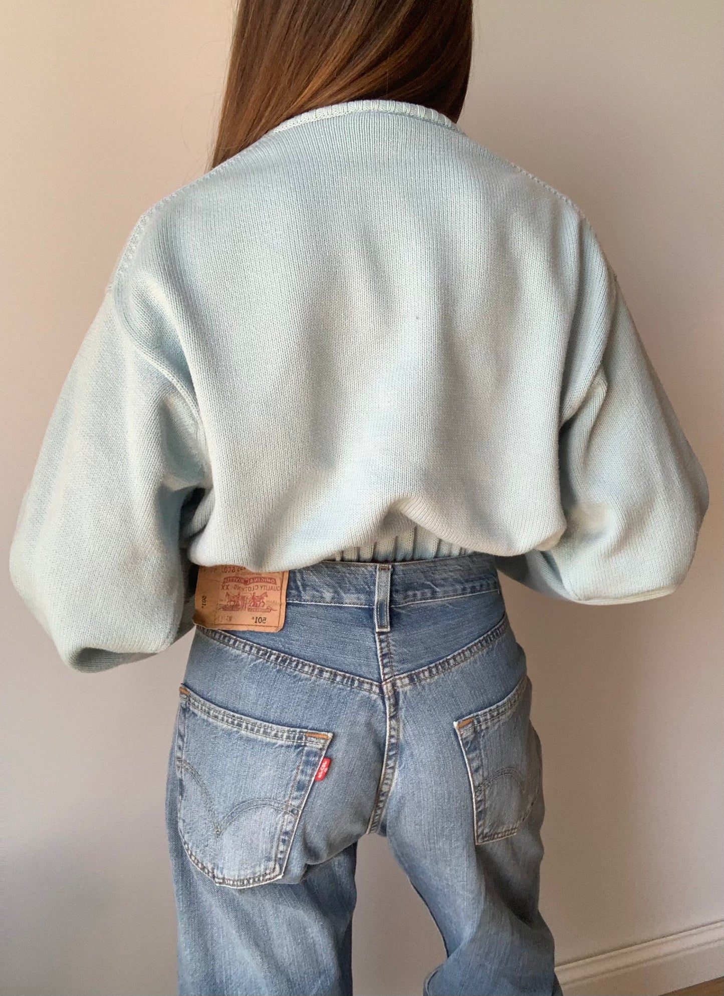 Reworked Lacoste pure cotton jumper