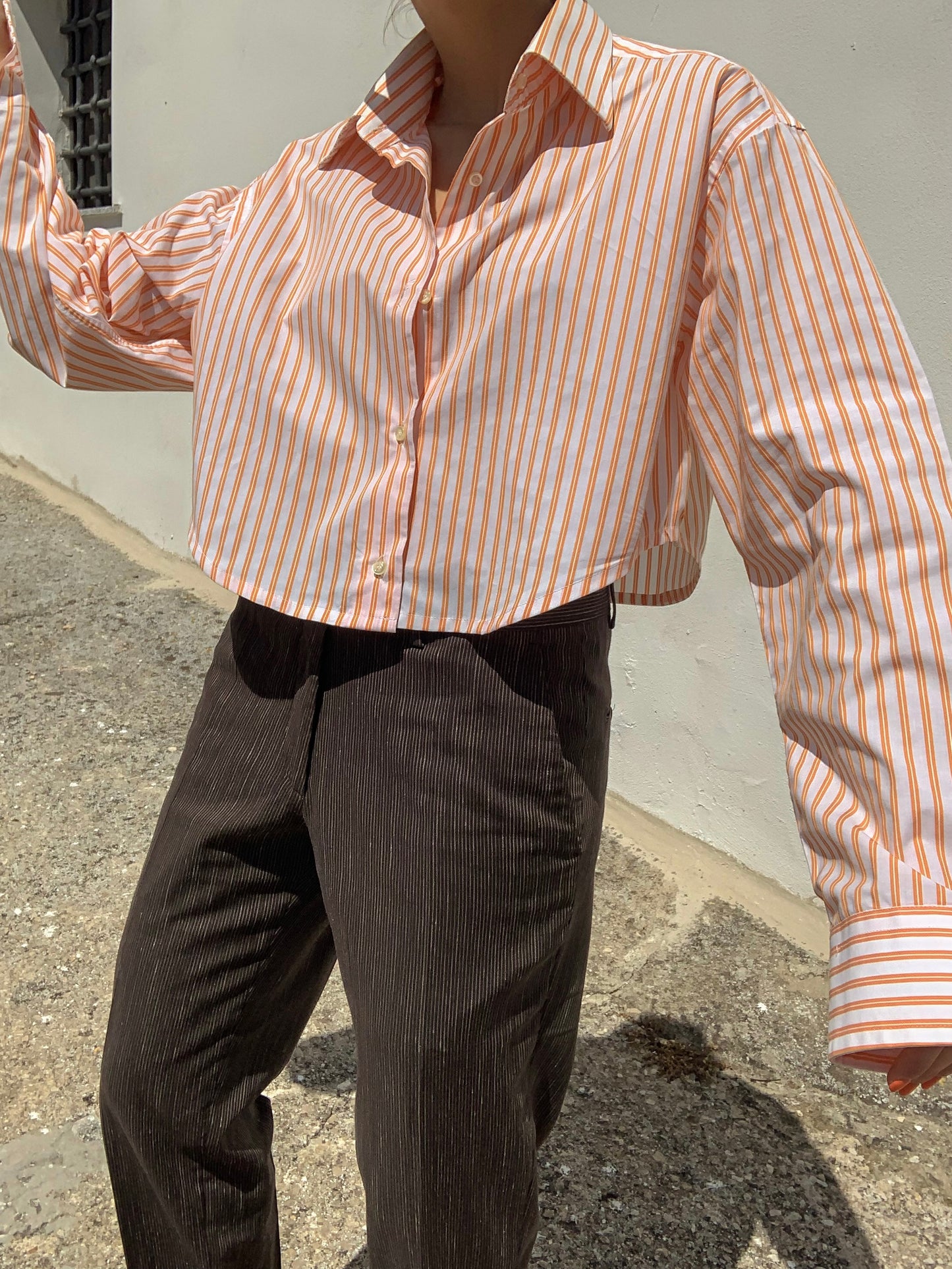 Reworked striped shirt