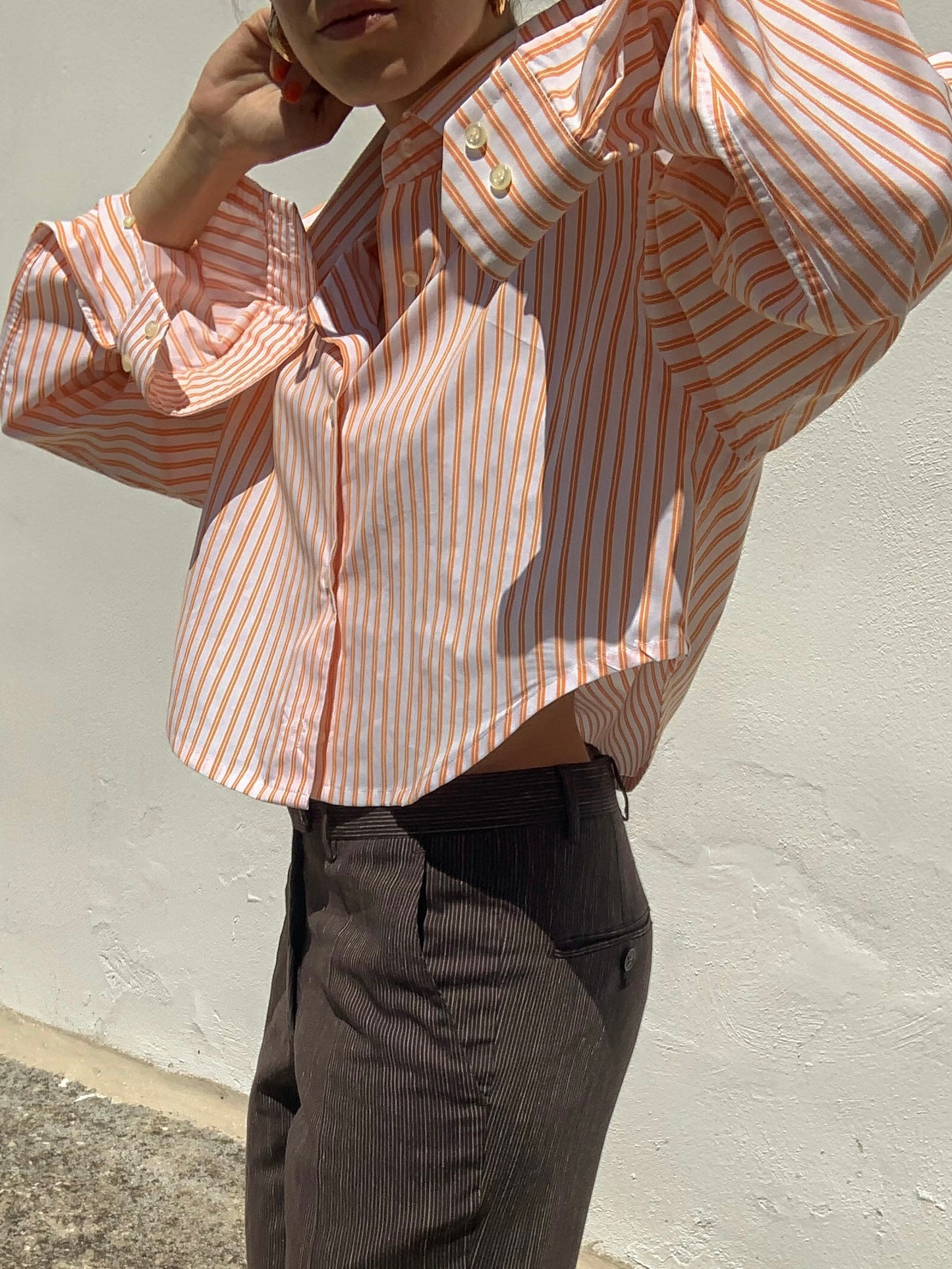 Reworked striped shirt
