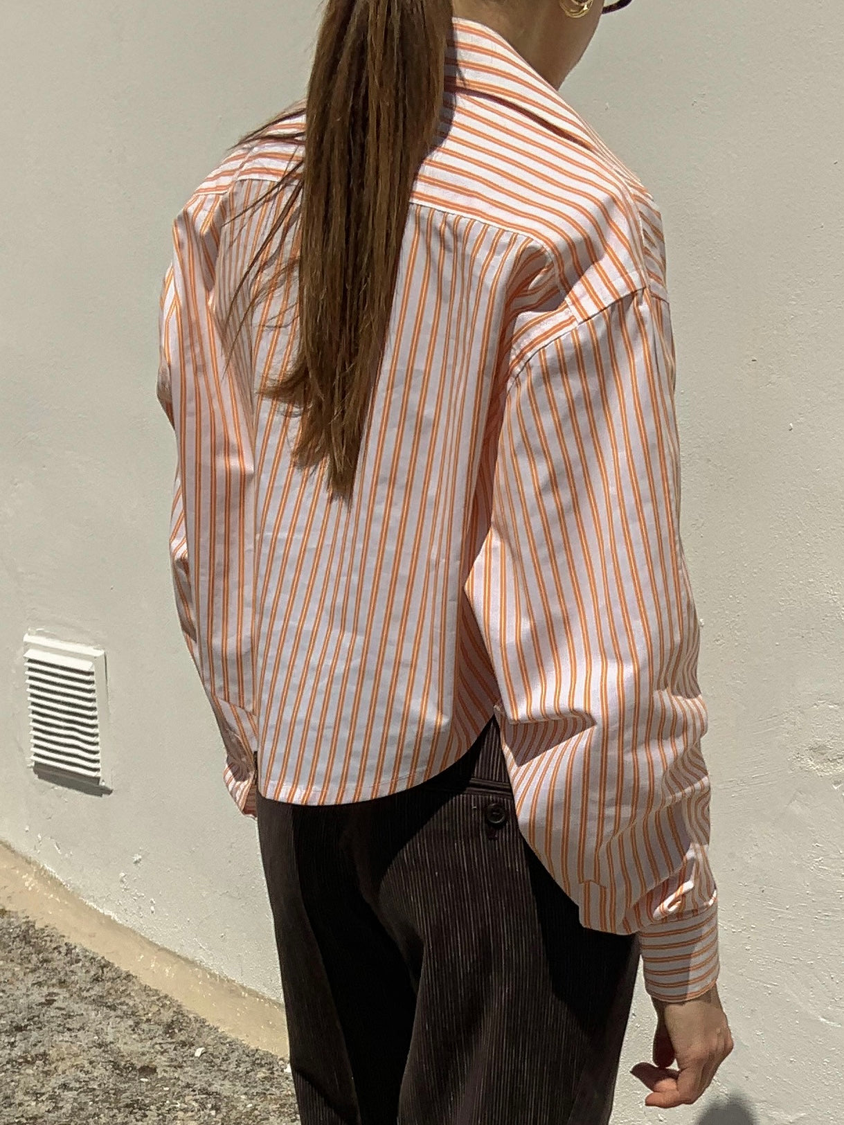 Reworked striped shirt