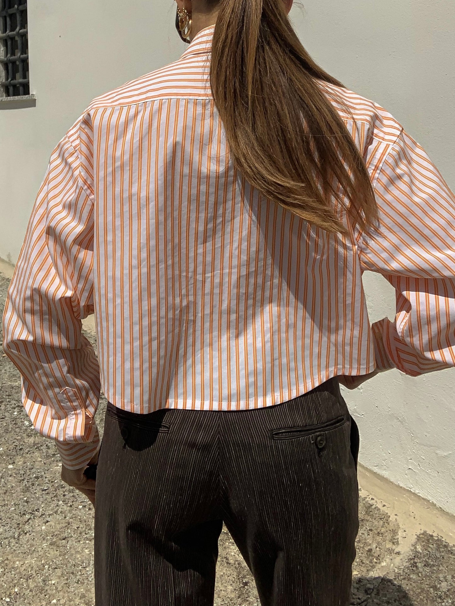 Reworked striped shirt