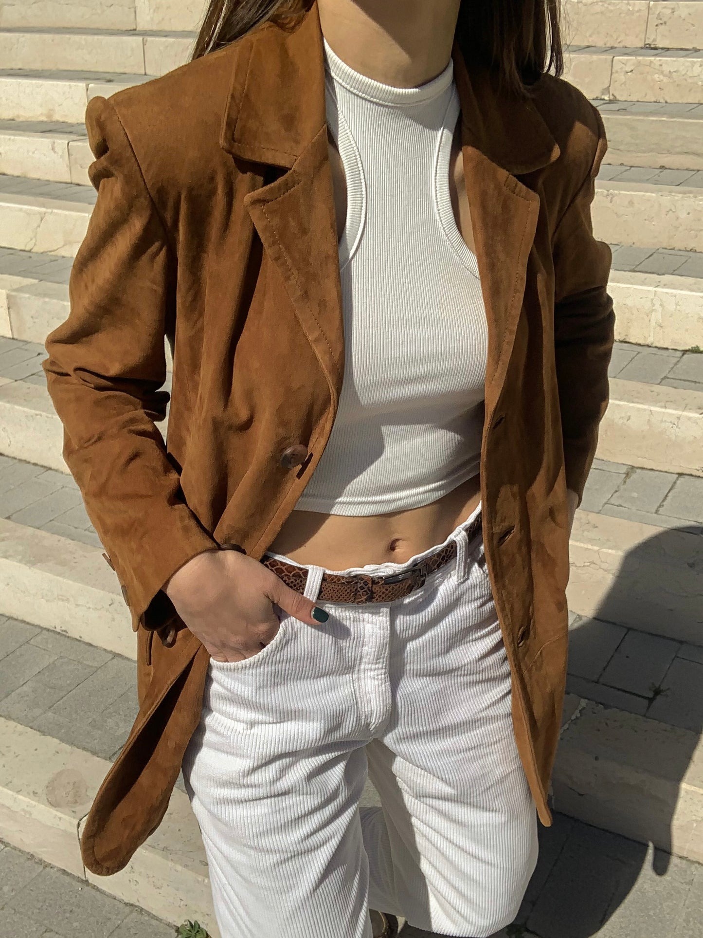 Vintage suede blazer