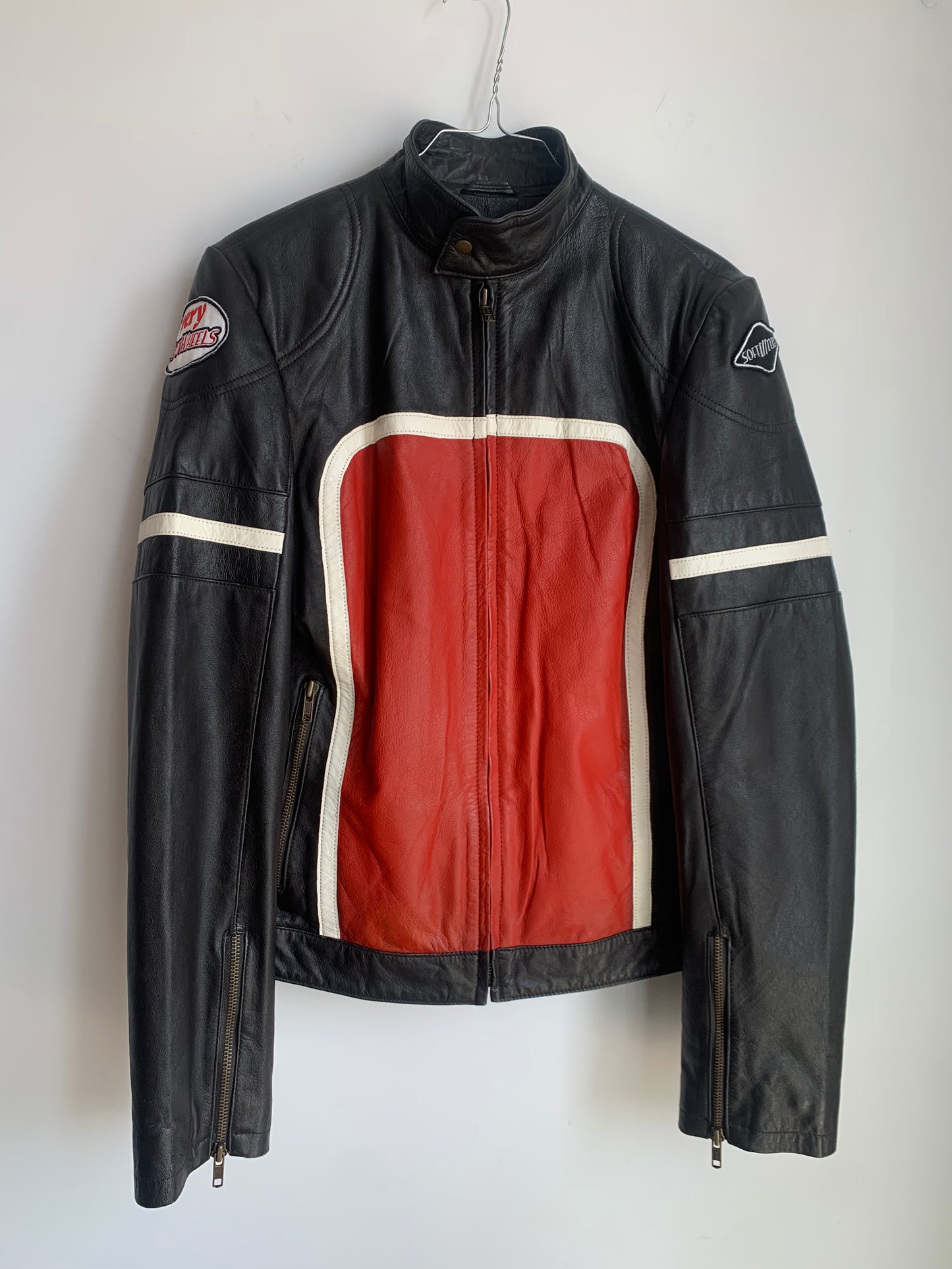 Vintage moto leather jacket