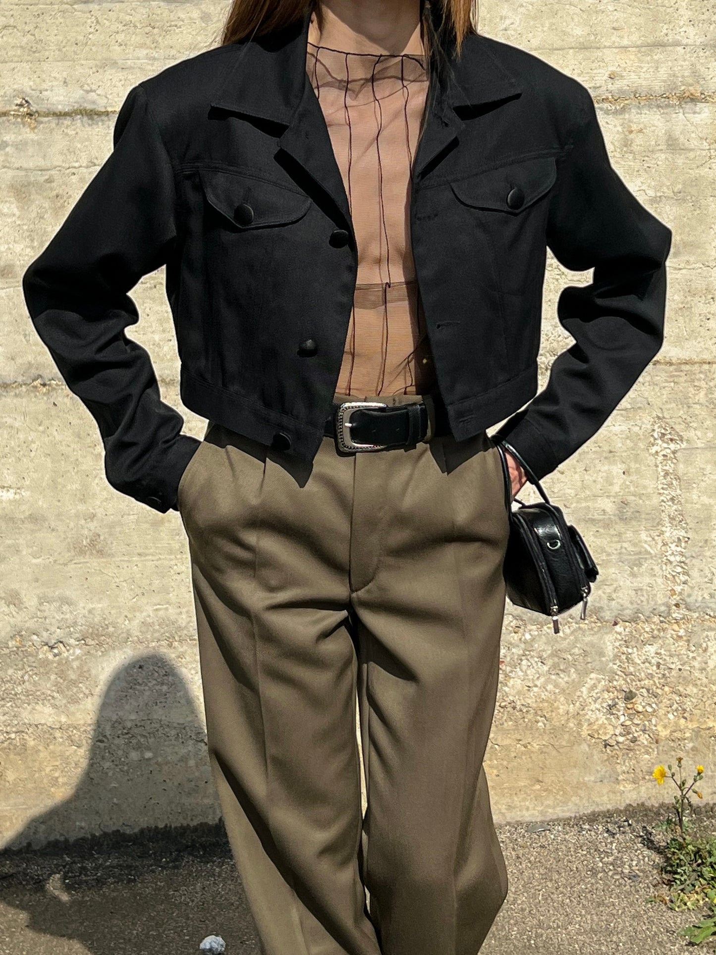 Vintage cropped jacket