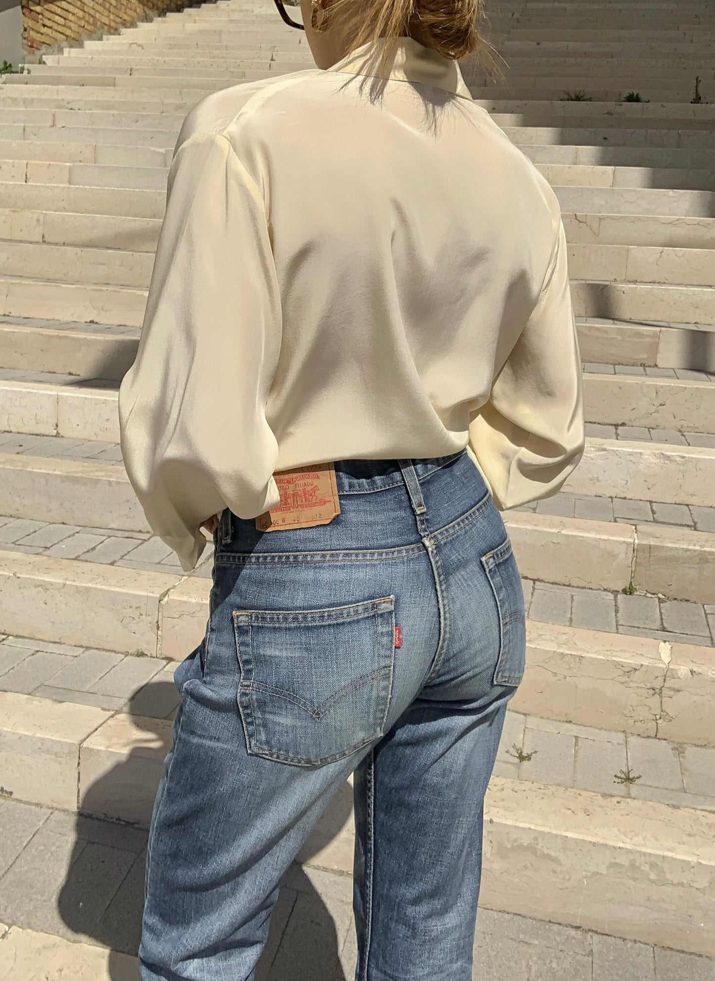 Vintage pure silk shirt