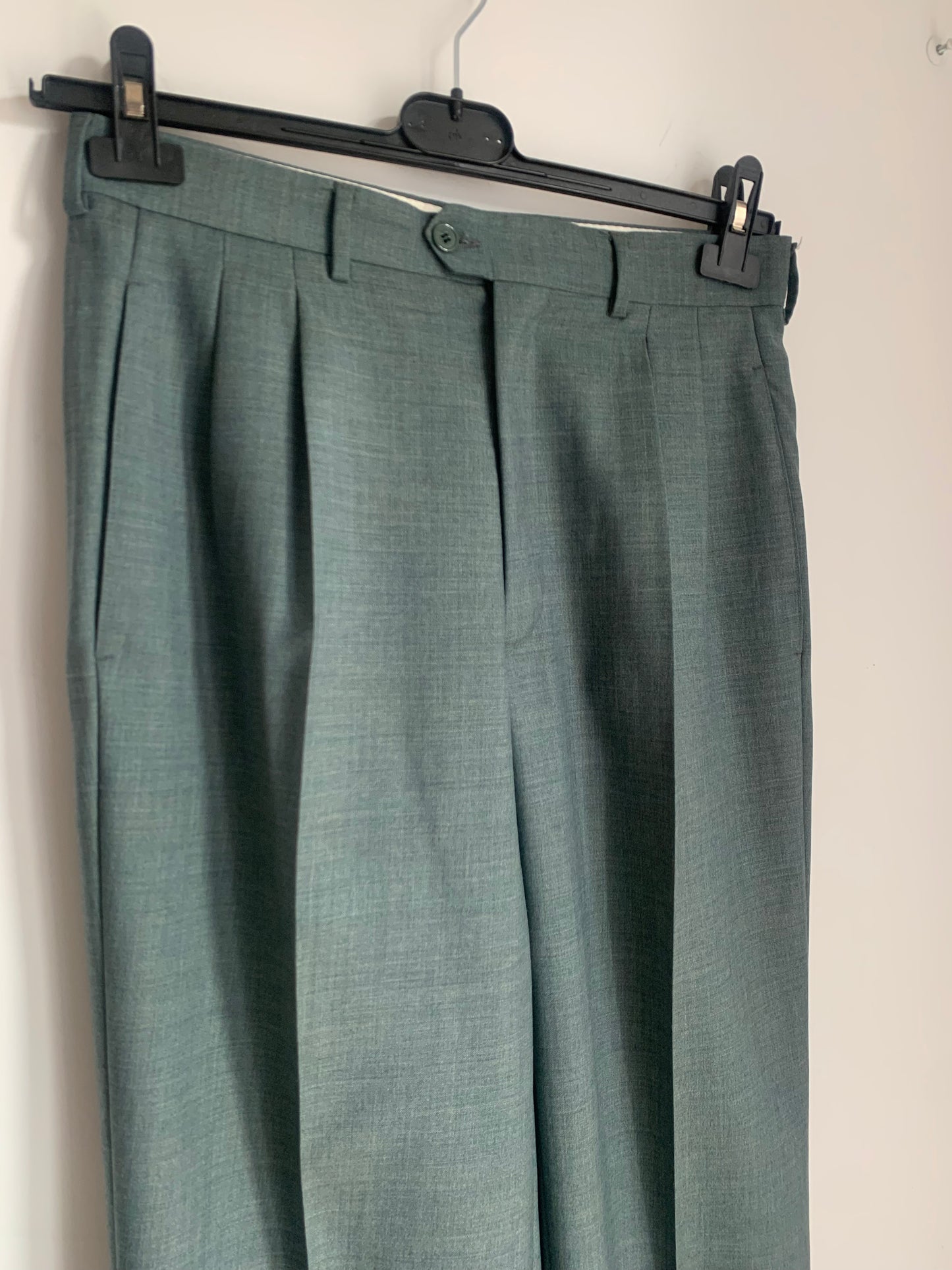 Vintage tailored pleated trousers